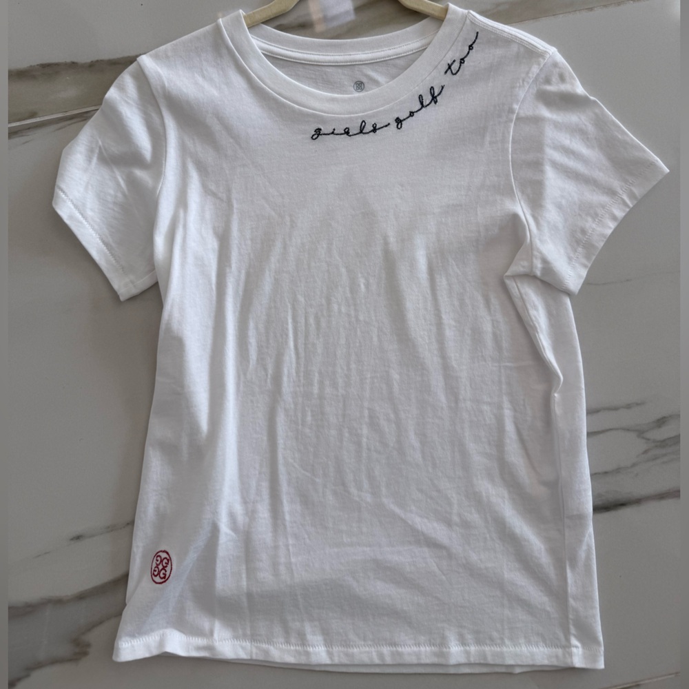 *NWOT* G/Fore Golf Scripted Embroidery Tee